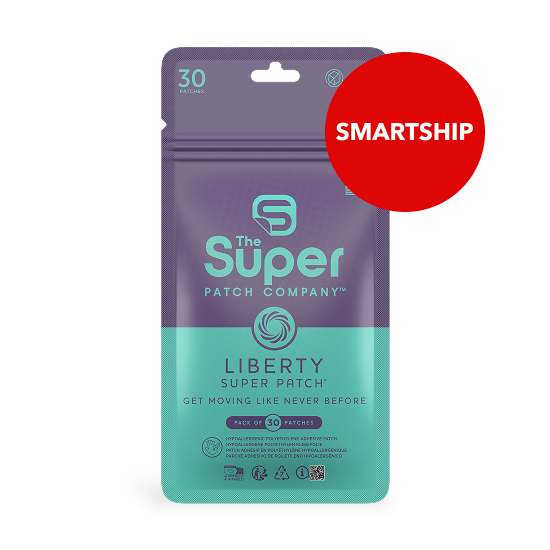 Balenie náplastí SuperPatch Liberty s označením SmartShip
